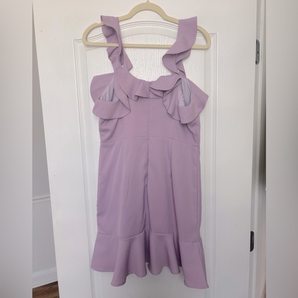 Lavender Ruffle Dress - Picture 2 of 2